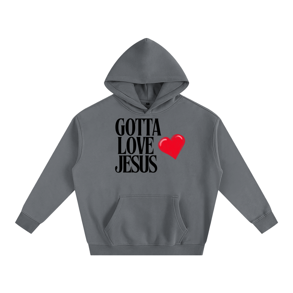 The Gotta Love Jesus "OG" Oversized Fleece Hoodie