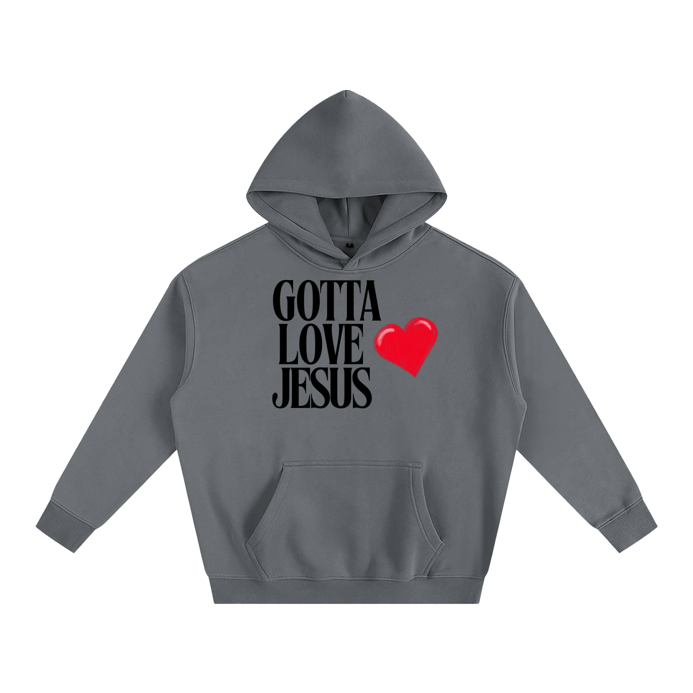The Gotta Love Jesus "OG" Oversized Fleece Hoodie